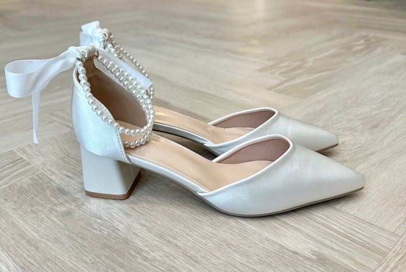 Bridal wedding shoes, bride shoes, wedding shoes, 5.2cm