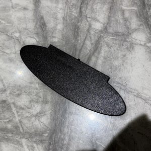 Spiegelkap vizier in zwart Direct vervangend onderdeel voor Porsche 996/997-911, 986/987 Boxster, Cayman