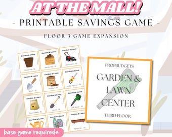 At The Mall Savings Game Expansion (Floor 3 - Garden & Lawn Center) - Printable Box Challenge