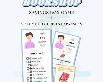 NEW Bookshop Tourists: Volume 1 Expansion | Bookshop Box Game