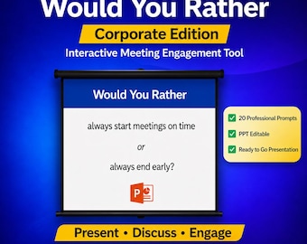 Would You Rather (Corporate Edition)- Office Icebreaker Presentation