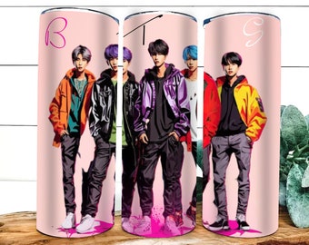 Jungkook Tumbler Wrap Png 20 Oz Skinny / BTS Tumbler / BTS Tumbler Wrap, Download digitali Png, Jimin, V dritto e affusolato
