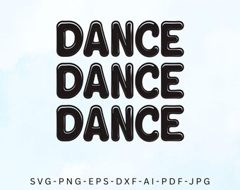 Dance Svg Cut File for Cricut,SVG PNG T-Shirt Print,I love to Dance svg, Cricut Vinyl Decal,Home Decor Craft, SVG for Dancers,Cricut svg