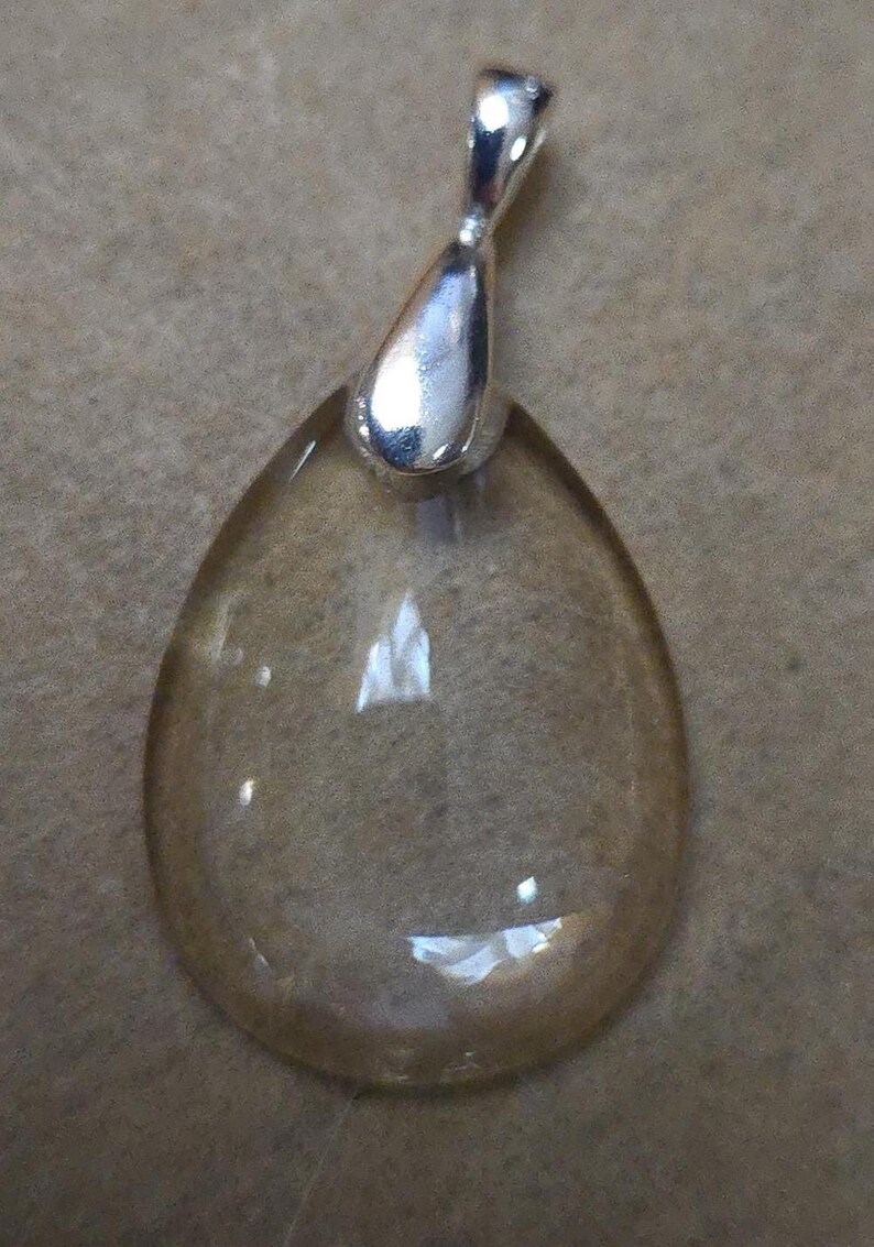 Photo Pendant: Custom Glass Photo Stainless Steel Chain - Etsy