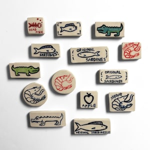Handmade Ceramic Fridge Magnets: Unique Kitchen Decor