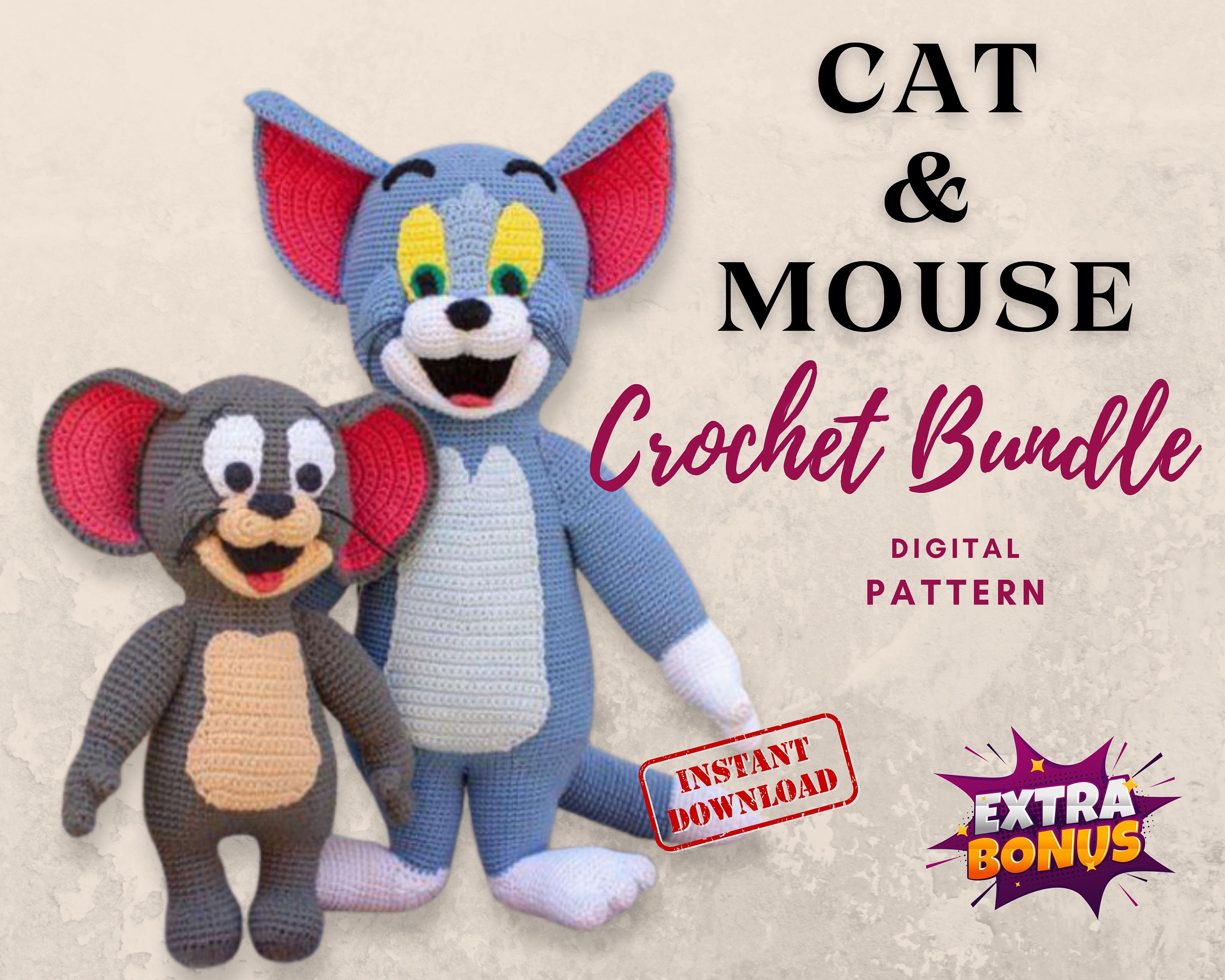 Beginner Grey Cat Crochet Kit - Easy Crochet Starter Kit - Crochet Animals  Kit - Amigurumi Kit - Crochet Gift - Animal Crochet Store