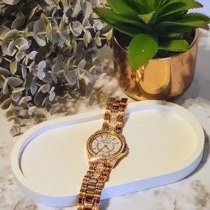 White Ceramic Oval Tray