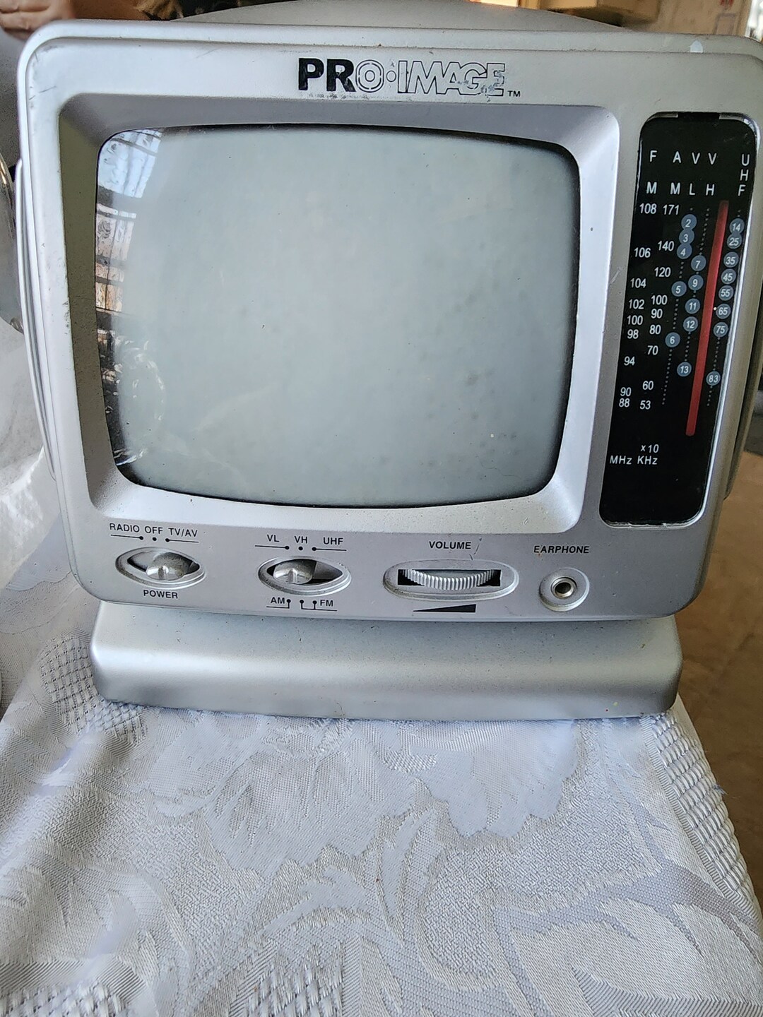 Vintage Battery/plug in TV Radio Combo. A/V Compatible Etsy