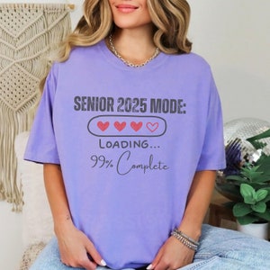 Class of 2025 Senior T-Shirt, Funny Graduation Shirt for High School & College Seniors , Trendy Senior Year Tee, Gift for Graduating Student
