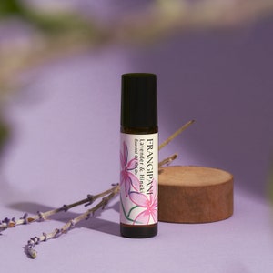 Lavender & Hinoki Essential Oil Roll-On 10ml, Natural Sleep Blend, Relaxation Scent, Asian Inspired Aromatherapy