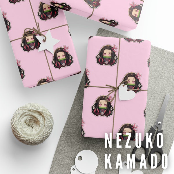 Demon Slayer Wrapping Paper Etsy