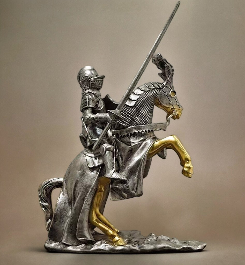 Large Knight Statue - Etsy
