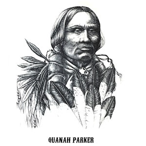 QUANAH PARKER, Last chief of the Kwahadi Comanche, Mats to standard 20x24&quot; frame, Hand signed by the artist. Limited edition print of 175.