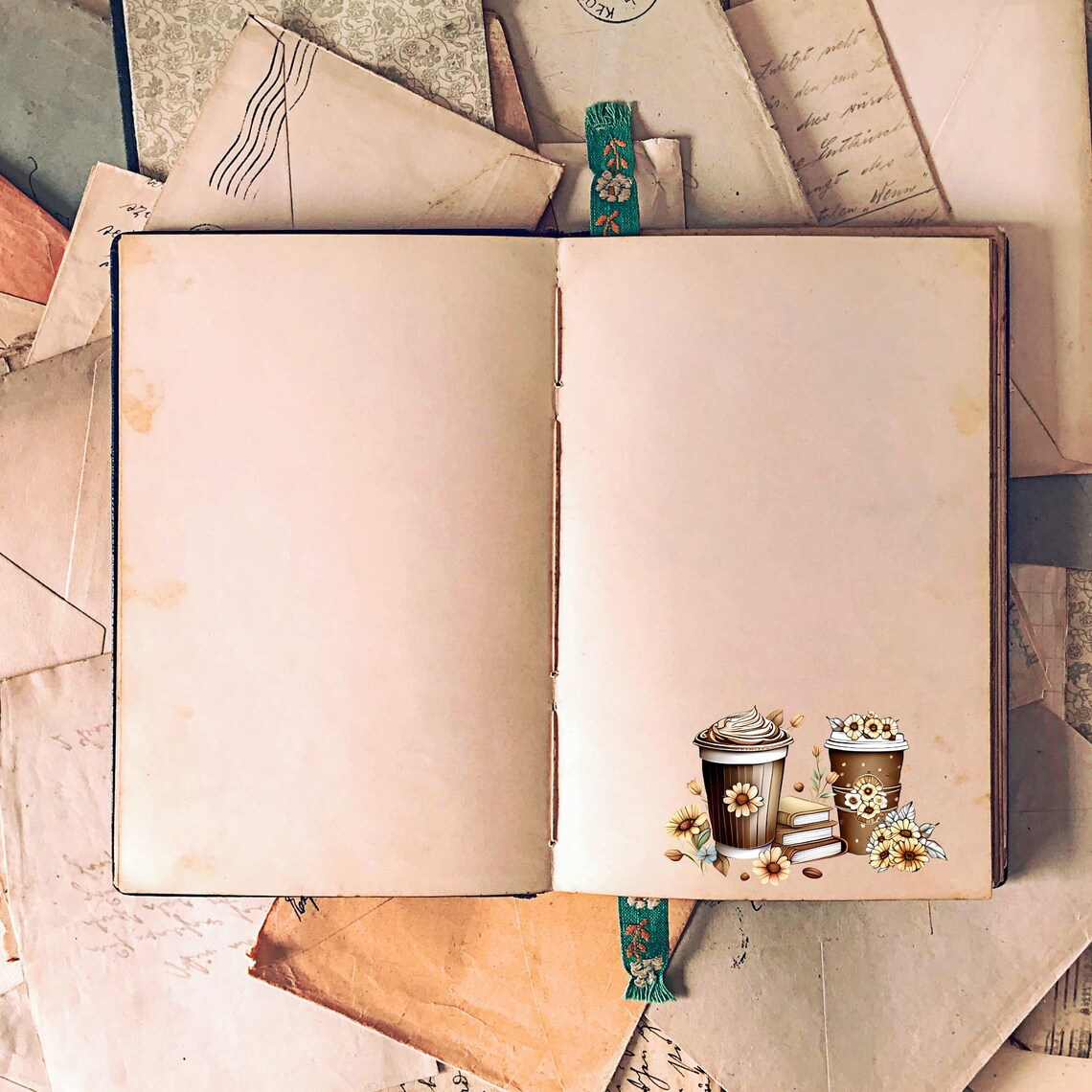 Coffee and Book Clipart, Coffee Book PNG, for the Coffee Lovers Clipart