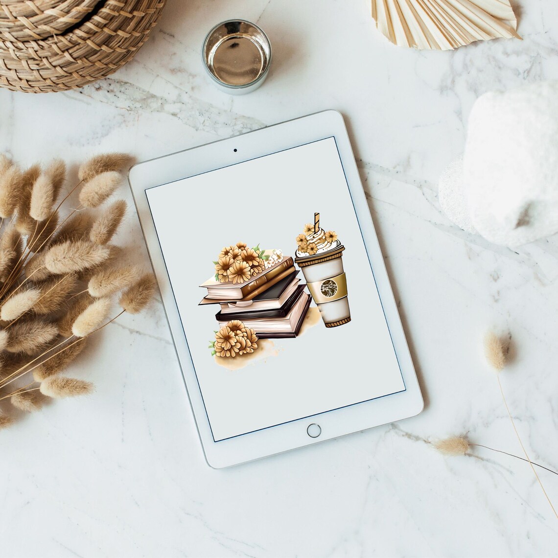 Coffee and Book Clipart, Coffee Book PNG, for the Coffee Lovers Clipart