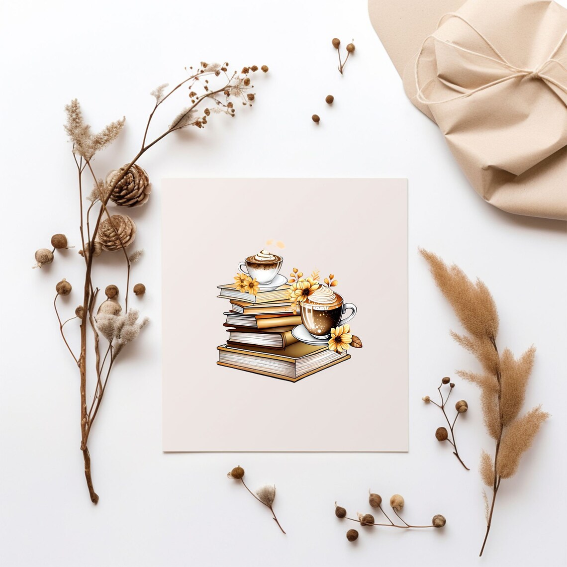 Coffee and Book Clipart, Coffee Book PNG, for the Coffee Lovers Clipart