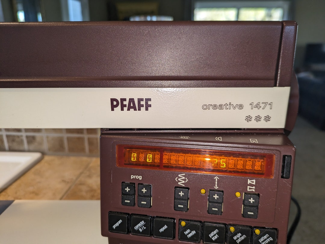 PFAFF 1471 CREATIVE W All Original Manuals/paperwork. Perfect Condition Etsy