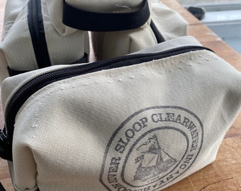 Sloop Clearwater Mains'l Toiletry Travel Bag