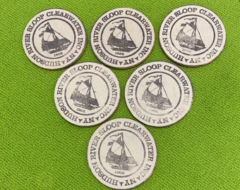 Sloop Clearwater Mains'l Coasters (set of 6)