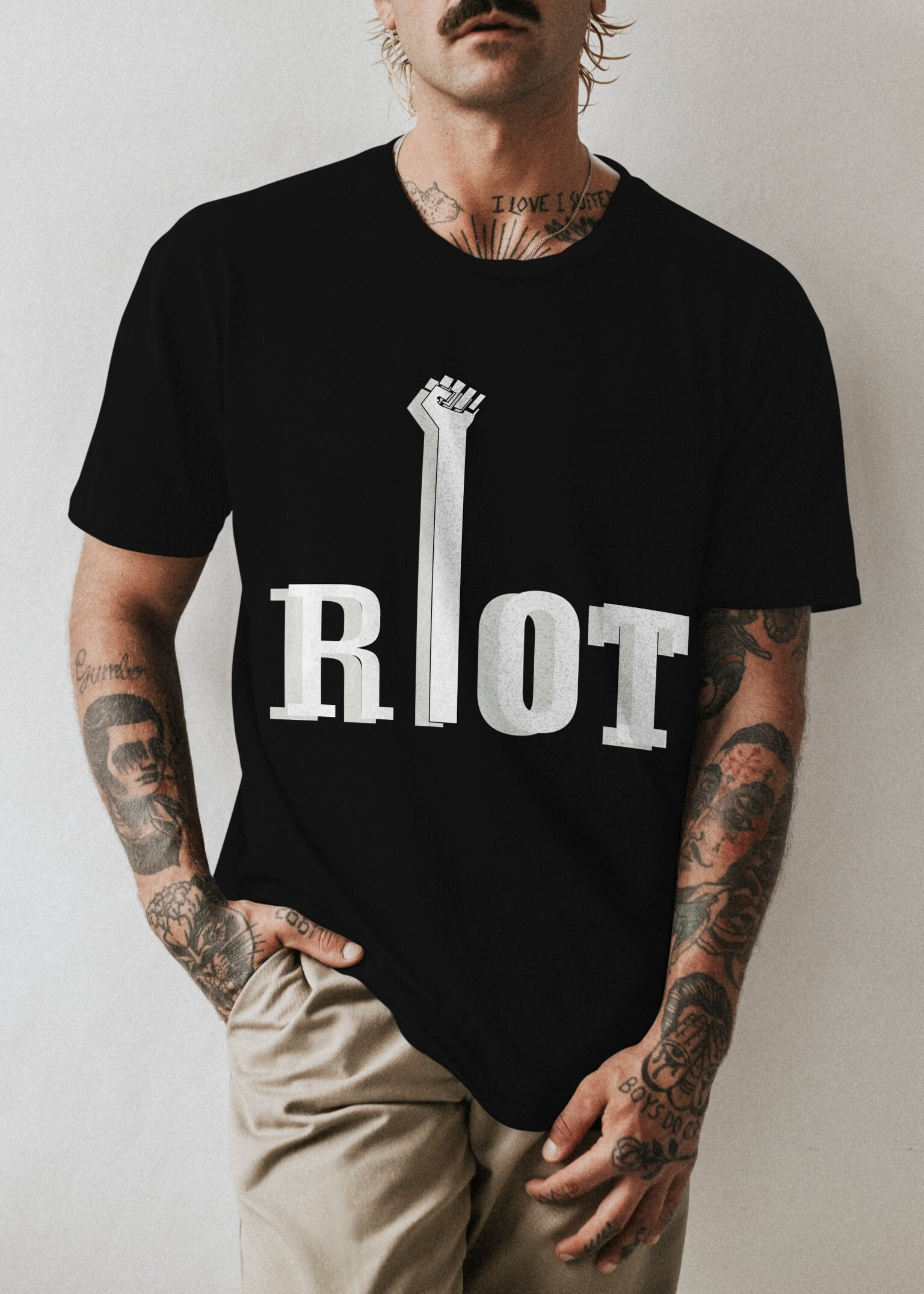 Cotton Riot Tshirt Rebellion Crewneck Tshirt Novelty Tee Raising cotton-riot-tshirt-rebellion-crewneck-tshirt-novelty-tee-raising