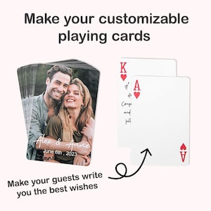 Tus recuerdos favoritos, jugados para siempre: naipes personalizados