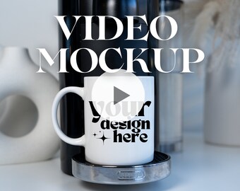 Coffee Mug Mockup | Mug Video Mockup | White Mug Video Mockup | 11 Oz White Mug Video Mockup | Mug Mockup | Video Mockup | Real Mug Mockup