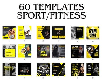 60 sport/fitness templates