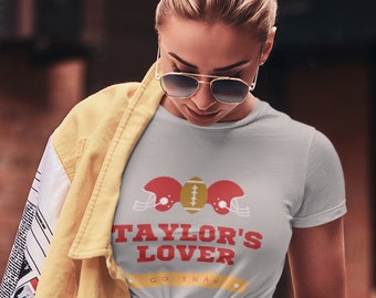 Taylor's Lover Shirt. (Express  shipping available). Taylor's Boyfriend. Football Shirt. Travis. Kansas City. Gildan