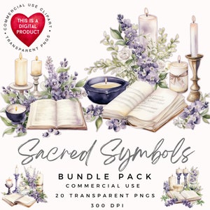 Clipart symboli religijnych | Clipart religijny | Pierwsza komunia | Dziennik śmieci | Scrapbooking | Rękodzieło papierowe | Użytek komercyjny