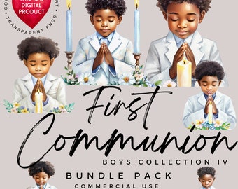 Boys First Communion png. First Communion Clipart.Primera Comunion. Boys communion. religious clipart.Boys praying Clipart. Commercial use