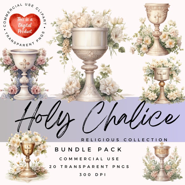 Holy Chalice clipart Watercolor clipart Religious Prints Holy Communion Religious Clipart Caliz Eucaristia Catholic clipart Commercial use