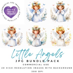 Engel Clipart | Religiöse Clipart | Erstkommunion | Taufe | Hochwertige JPGs | Junk Journal | Scrapbooking | Papierkunst
