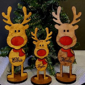 Laser Cut Reindeer Decoration