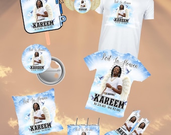 Memorial Canva Editable Mockup, Memorial T Shirt, Pendant, Pillow Canva Drag and Drop Mockup, Canva Frame Mockup, Instant Download