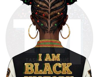I Am Black History PNG (Digital Download)