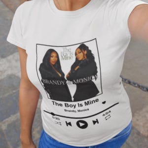 Brandy and Monica PNG - The Boy is Mine Concert Tee, Spotify Inspired 90s R&B Graphic Tee, Retro Music Fan Shirt, Instant Download