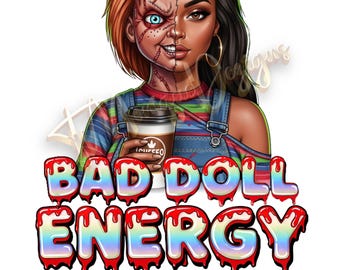 Chucky Digital Art: Bad Doll Energy PNG (Instant Download)