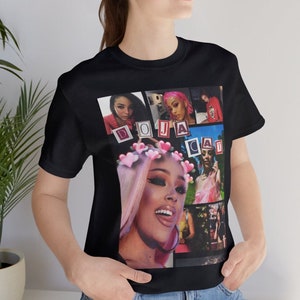 Doja Cat Unisex Short Sleeve Tee, Music Lover Tee,  Doja Cat Lover Gift, Graphic Tee, Music Festival Shirt