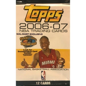 2006-07 Topps Basketball Walmart Exclusive Pack Kobe? Lebron? Versiegelt, selten