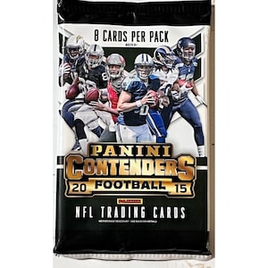 Paquete minorista de fútbol Panini Contenders 2015: nuevo, sellado de fábrica
