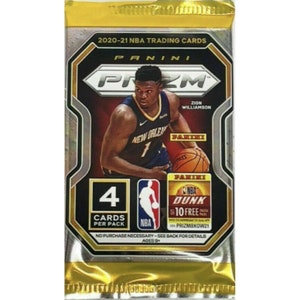 2020-21 Panini Prizm NBA Basketball Pack - Neu und Eingesiegelt