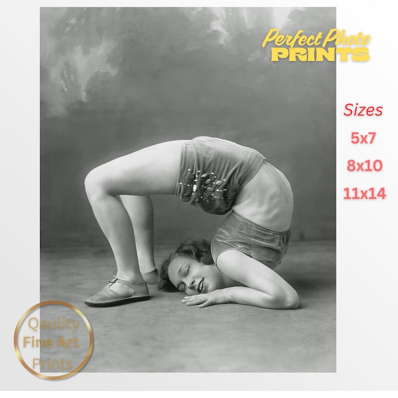 Sideshow Contortion Early 1900s Female Contortionist “ben Dover” – Vintage Sideshow ...