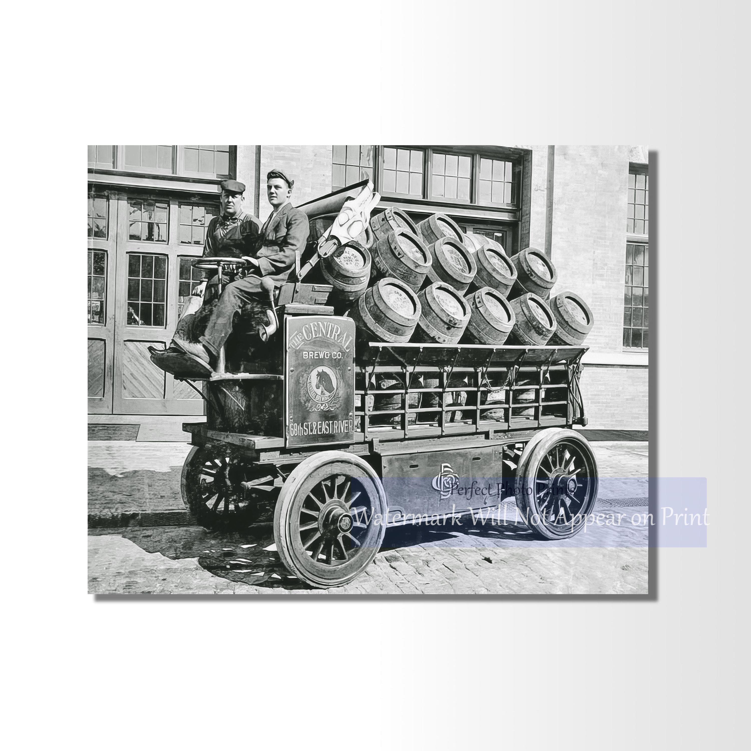 1910 Vintage Brewing Truck Photo Print – Historic Central Brewing Company  Barrel Delivery, Giclée Fine Art Print - Etsy