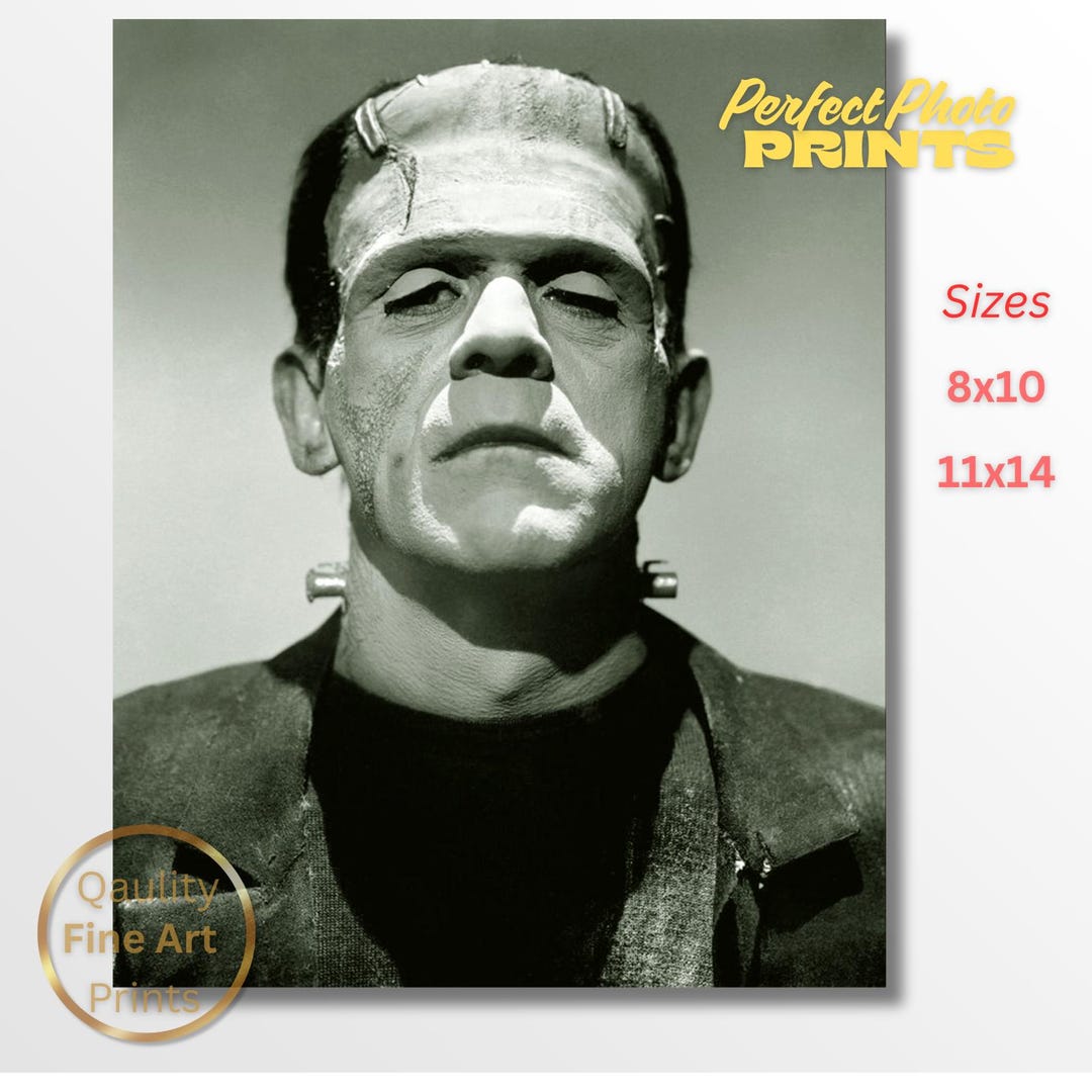 Vintage 1931 Boris Karloff as Frankenstein’s Monster Photo Print ...