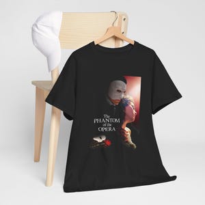 Camiseta retro de musical de Broadway de El Fantasma de la Ópera / Camiseta de teatro musical