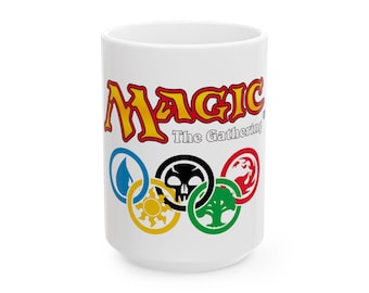 Magic: The Gathering manasymboler mugg | Keramisk kaffekopp
