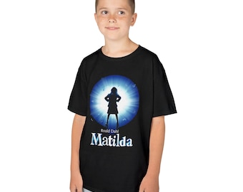 Camiseta infantil de Matilda, el musical de Broadway / Gráfico del personaje de la novela