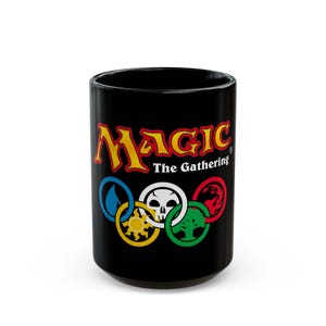Magic: The Gathering mana symbols Black Mug | Ceramic Coffee Cup 11oz 15oz