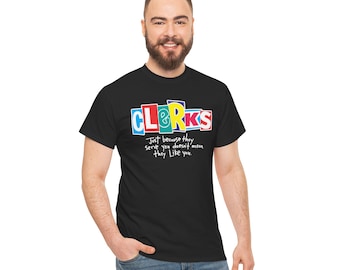 CLERKS Movie Classic Logo T-Shirt | Movie Shirt