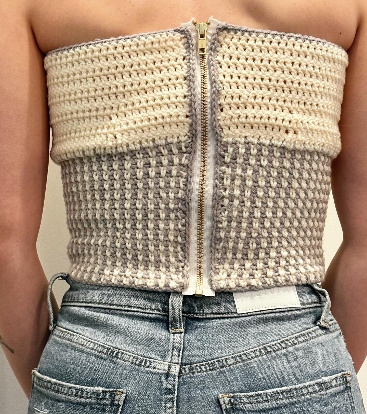 yellow scrunch tube top
